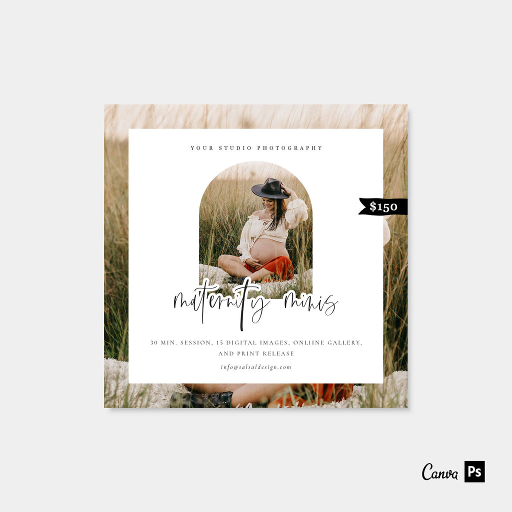 Joyful Moments - Maternity Mini Session Template-Template-Salsal Design