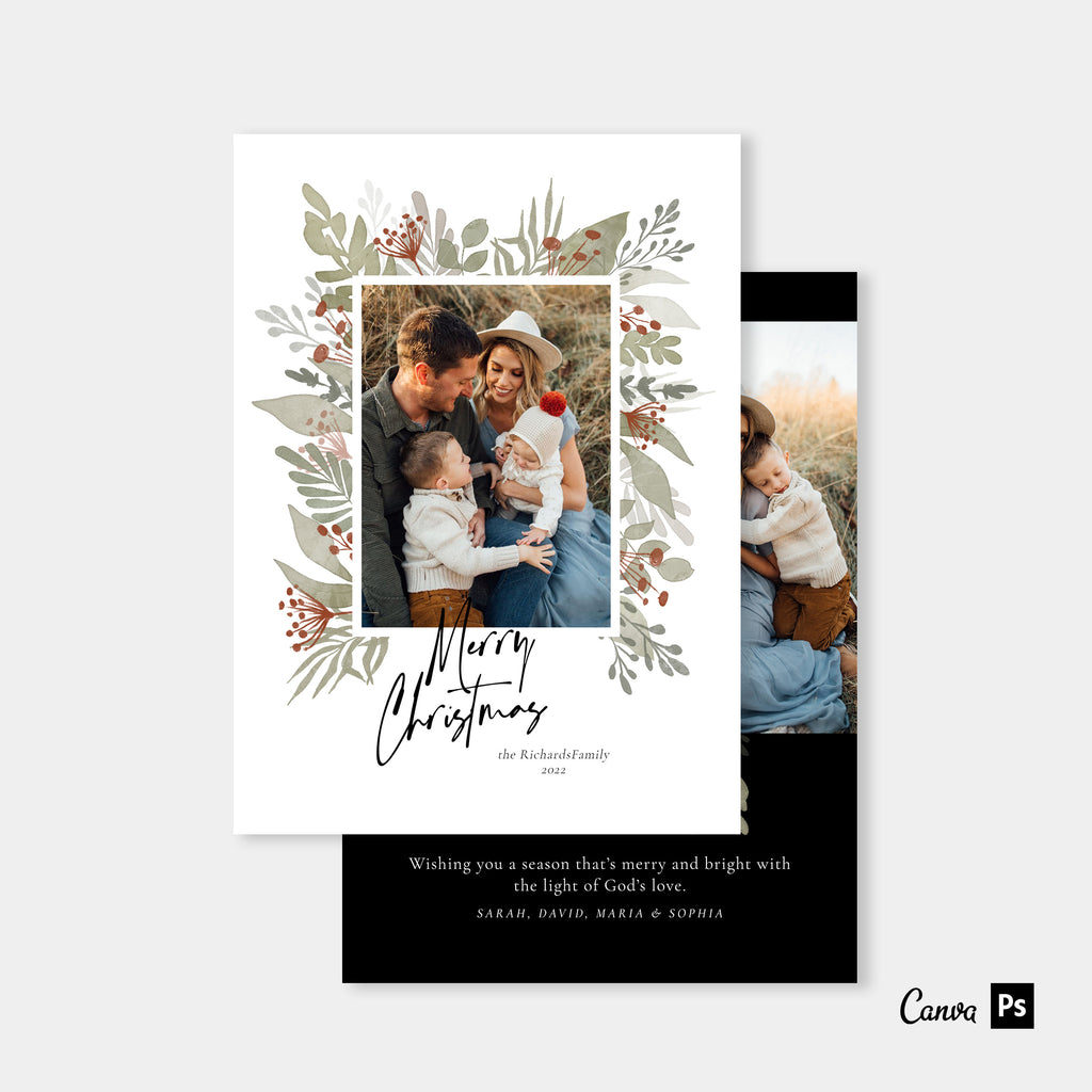 Year To Remember - Christmas Card Template-Christmas Card-Salsal Design