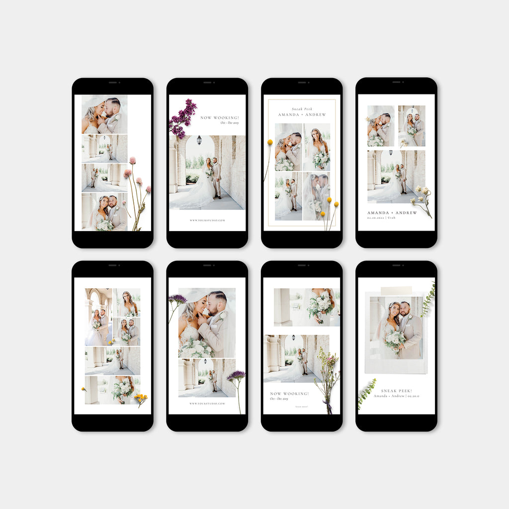 Floral - Wedding Instagram Story-Template-Salsal Design