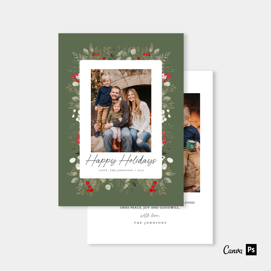 Happy Together - Christmas Card Template-Christmas Card-Salsal Design