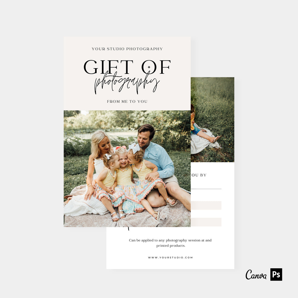 Amazing Moments - Photographer Gift Certificates Template-Template-Salsal Design