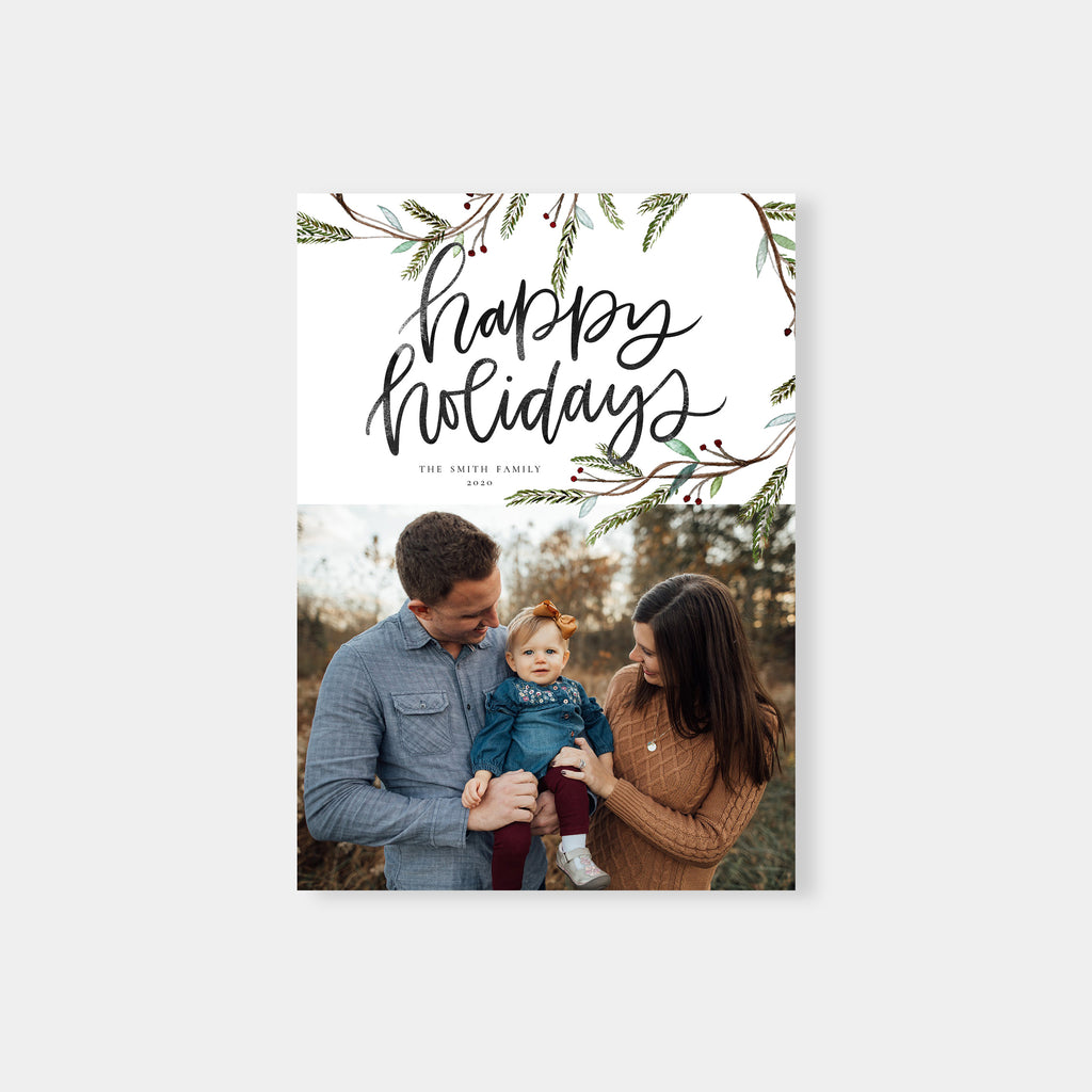 Always happy - Christmas Card Template-Template-Salsal Design