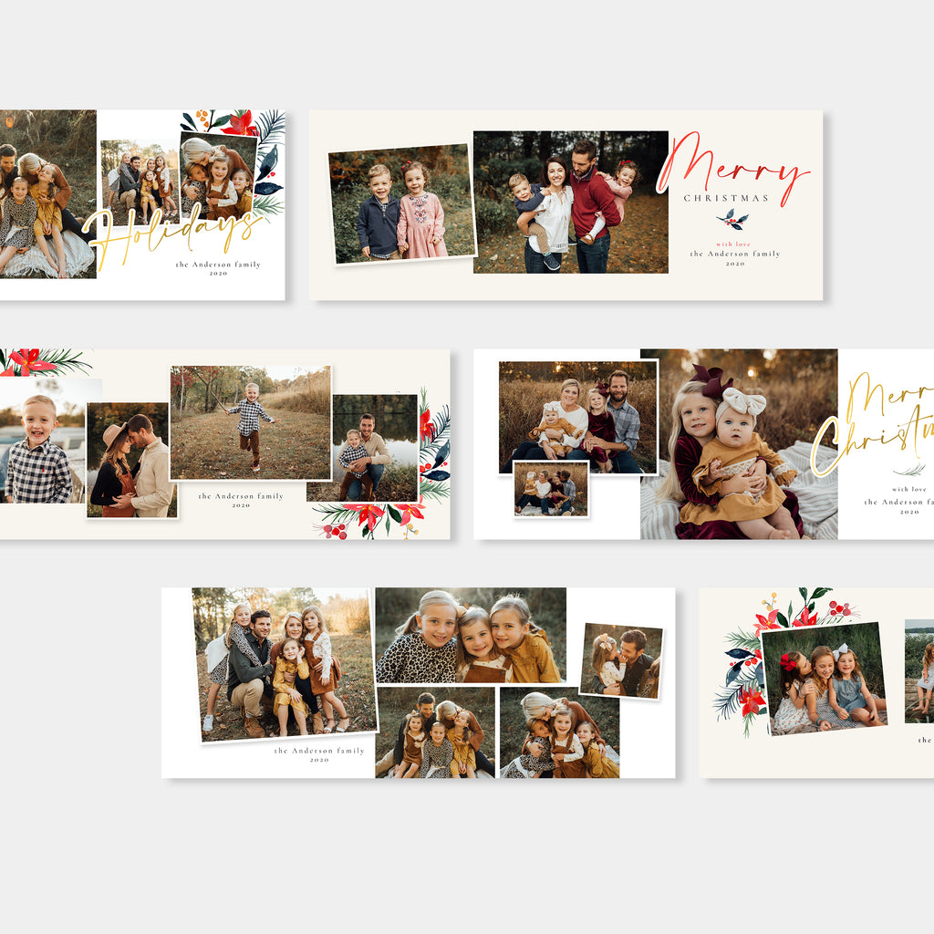 Collage Layout - Christmas Facebook Cover-Template-Salsal Design