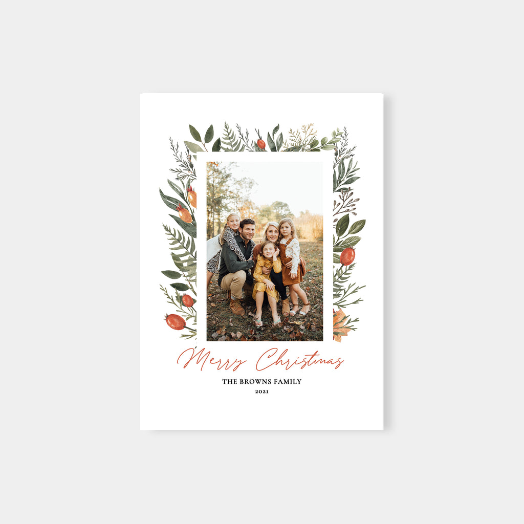 A Peaceful Family - Christmas Card Template-Template-Salsal Design