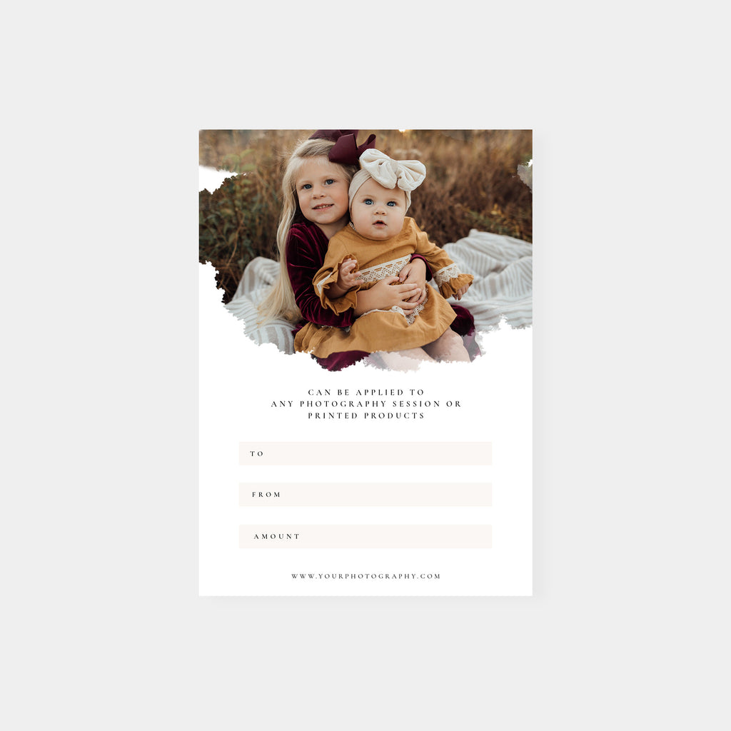 With Love - Photographer Gift Certificates Template-Template-Salsal Design