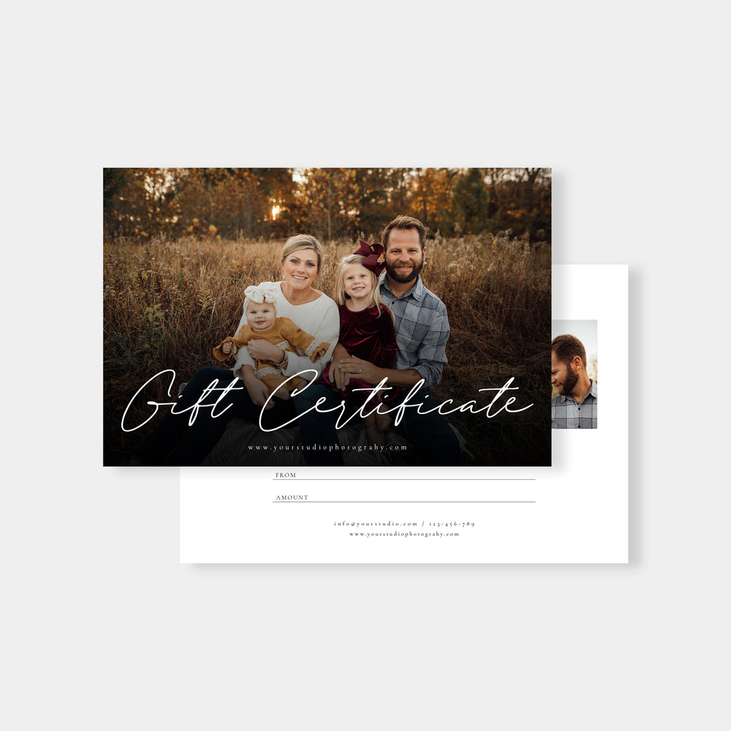 Little Gift - Photographer Gift Certificates Template-Template-Salsal Design