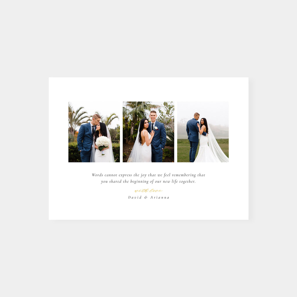 Today & Always - Wedding Thank You Card Template-Template-Salsal Design