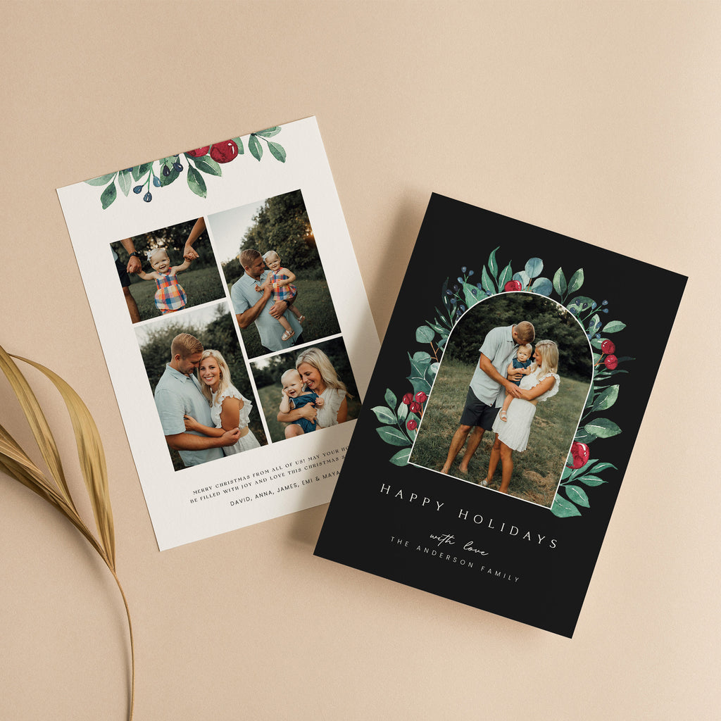 Beautiful Blessings - Holiday Card Template-Template-Salsal Design