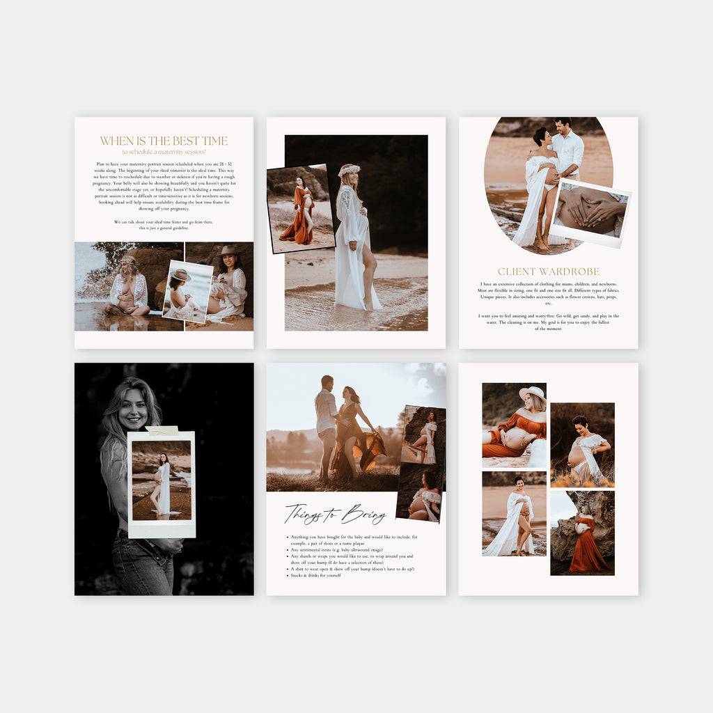 Sweetest Moments - Maternity Style Guide Template-Template-Salsal Design