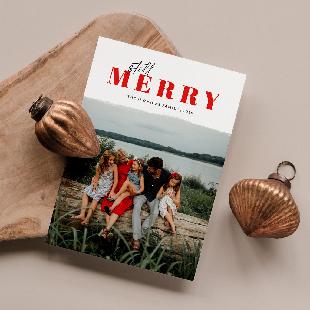 Still Merry - Holiday Card Template-Template-Salsal Design