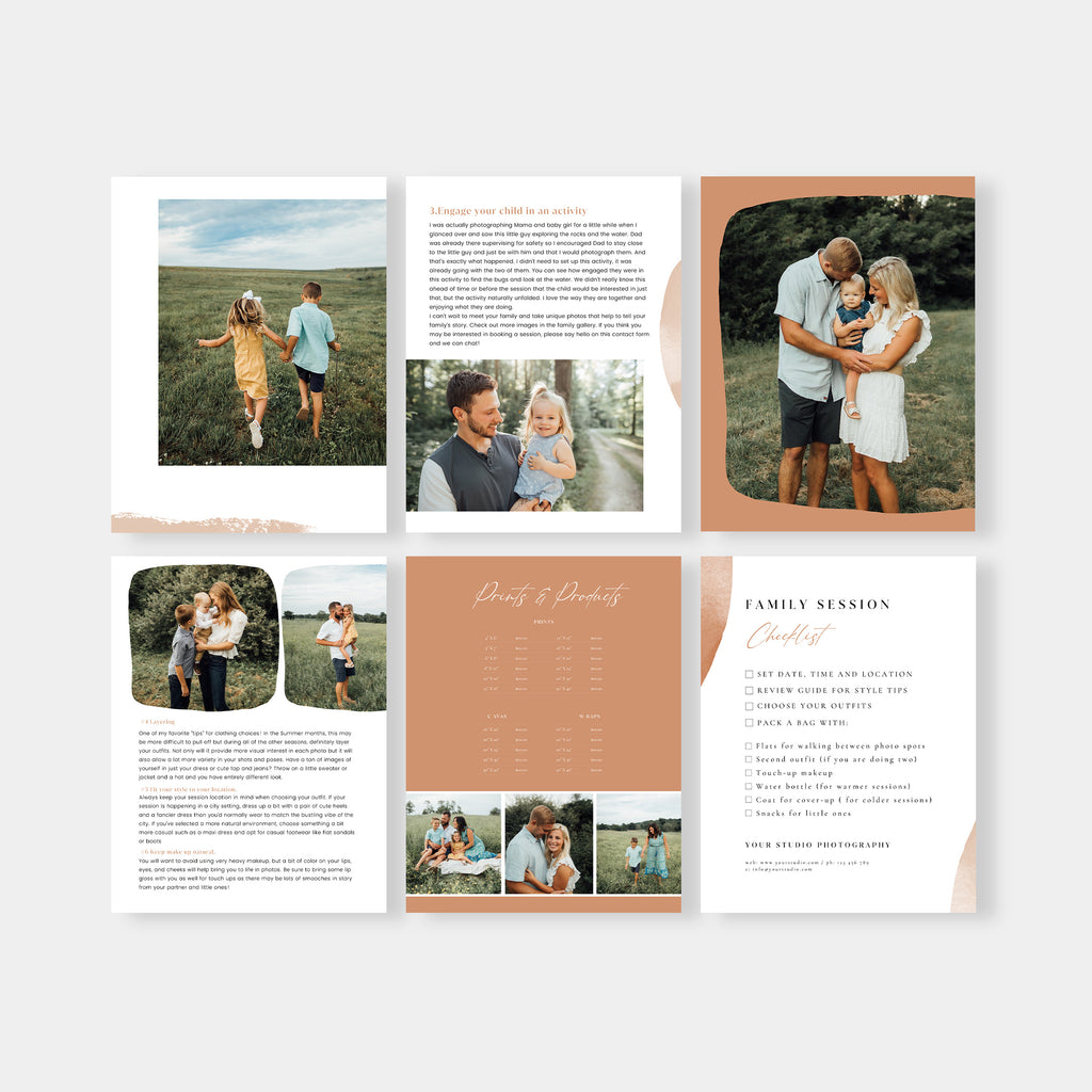 Sweetest Moments - Style Guide Template-Template-Salsal Design