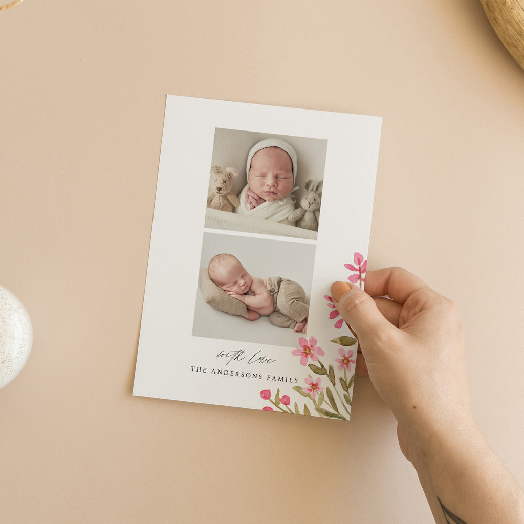 Beautiful Little One - Birth Announcement Template-Template-Salsal Design