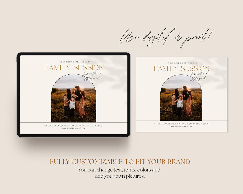 Beautiful Life - Family Session Template-Template-Salsal Design
