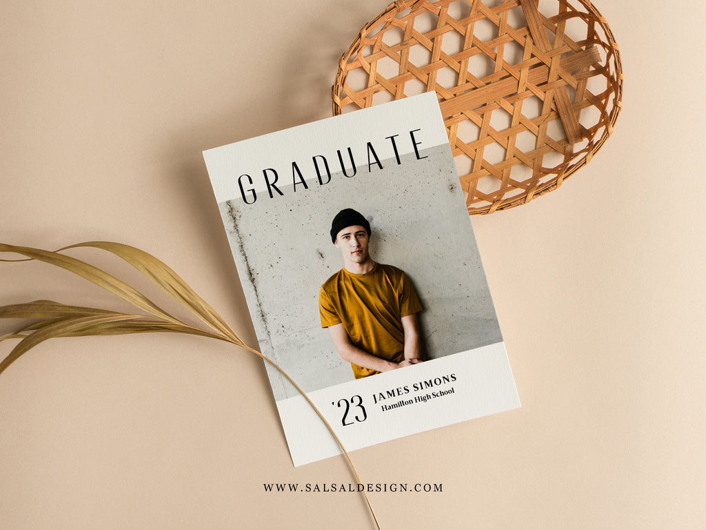 Graduation Gratitude - Graduation Announcement Template-Template-Salsal Design