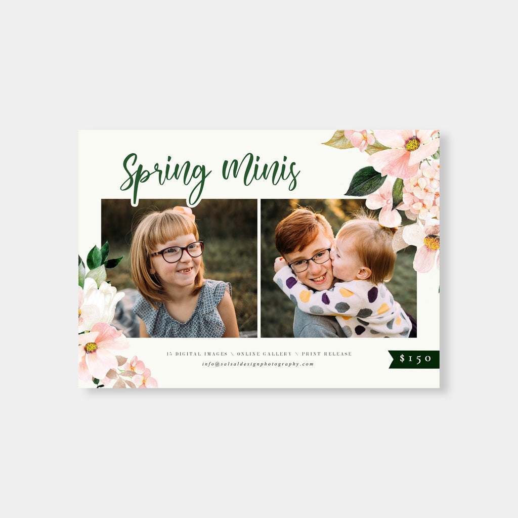 Happy Vibes - Spring Mini Session Template-Template-Salsal Design