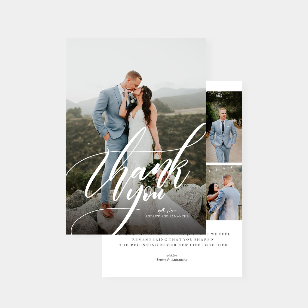 Forest - Wedding Thank You Card Template-Template-Salsal Design