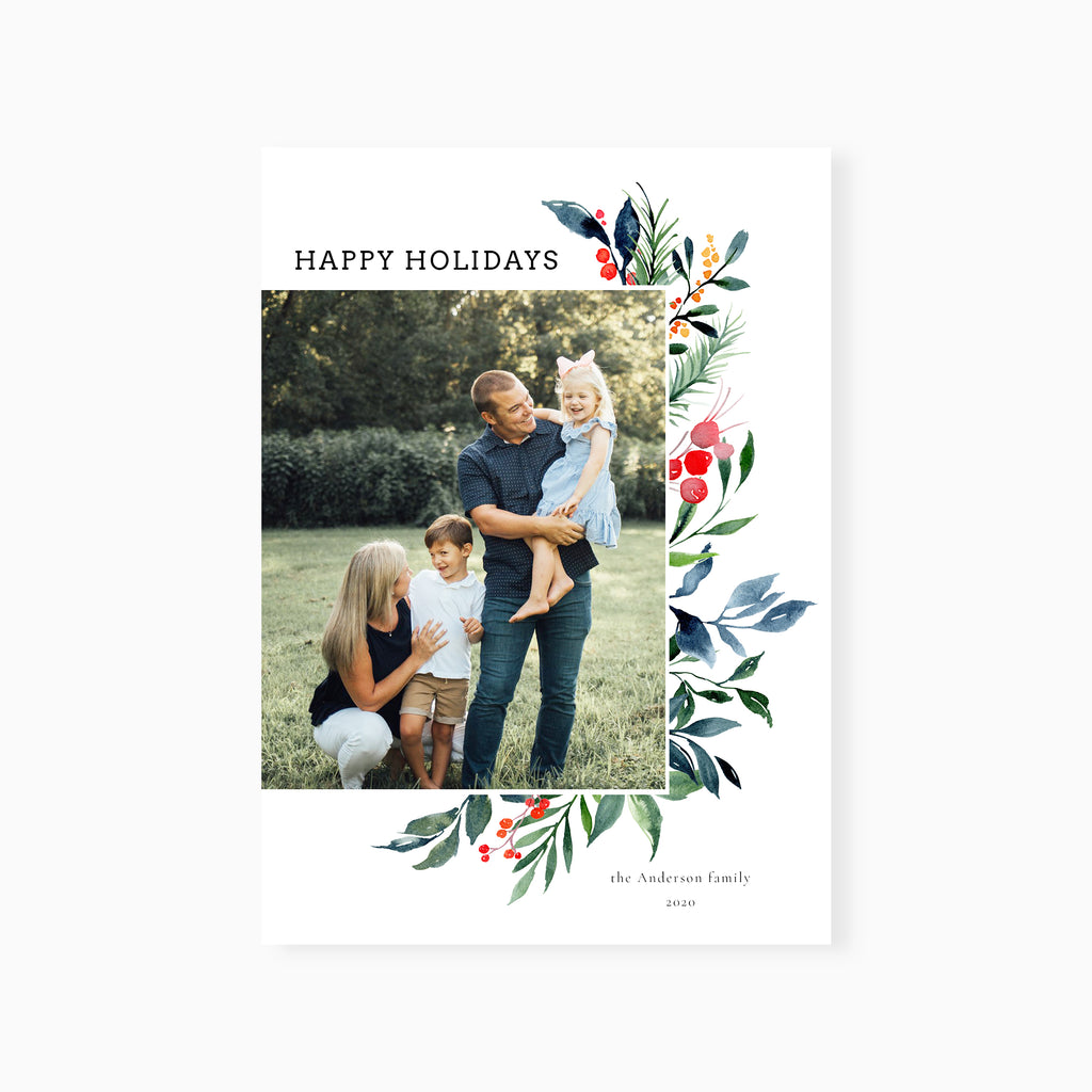 Colorful Frame - Holiday Card-Template-Salsal Design
