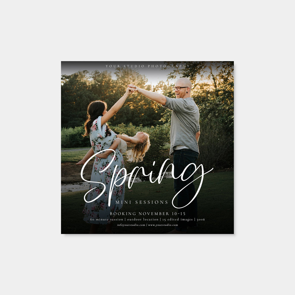 Joyful Family - Spring Mini Session Template-Template-Salsal Design
