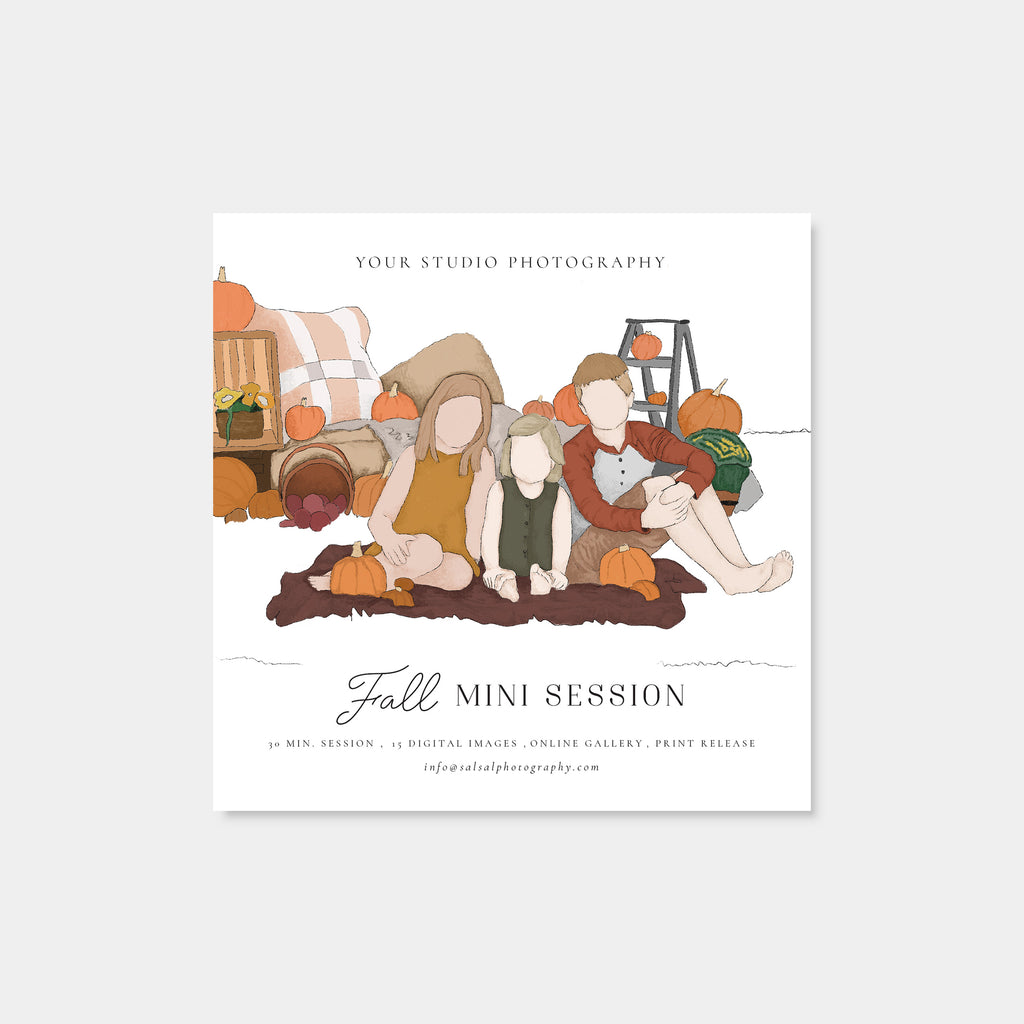 Fall Mood - Fall Mini Session Template-Template-Salsal Design
