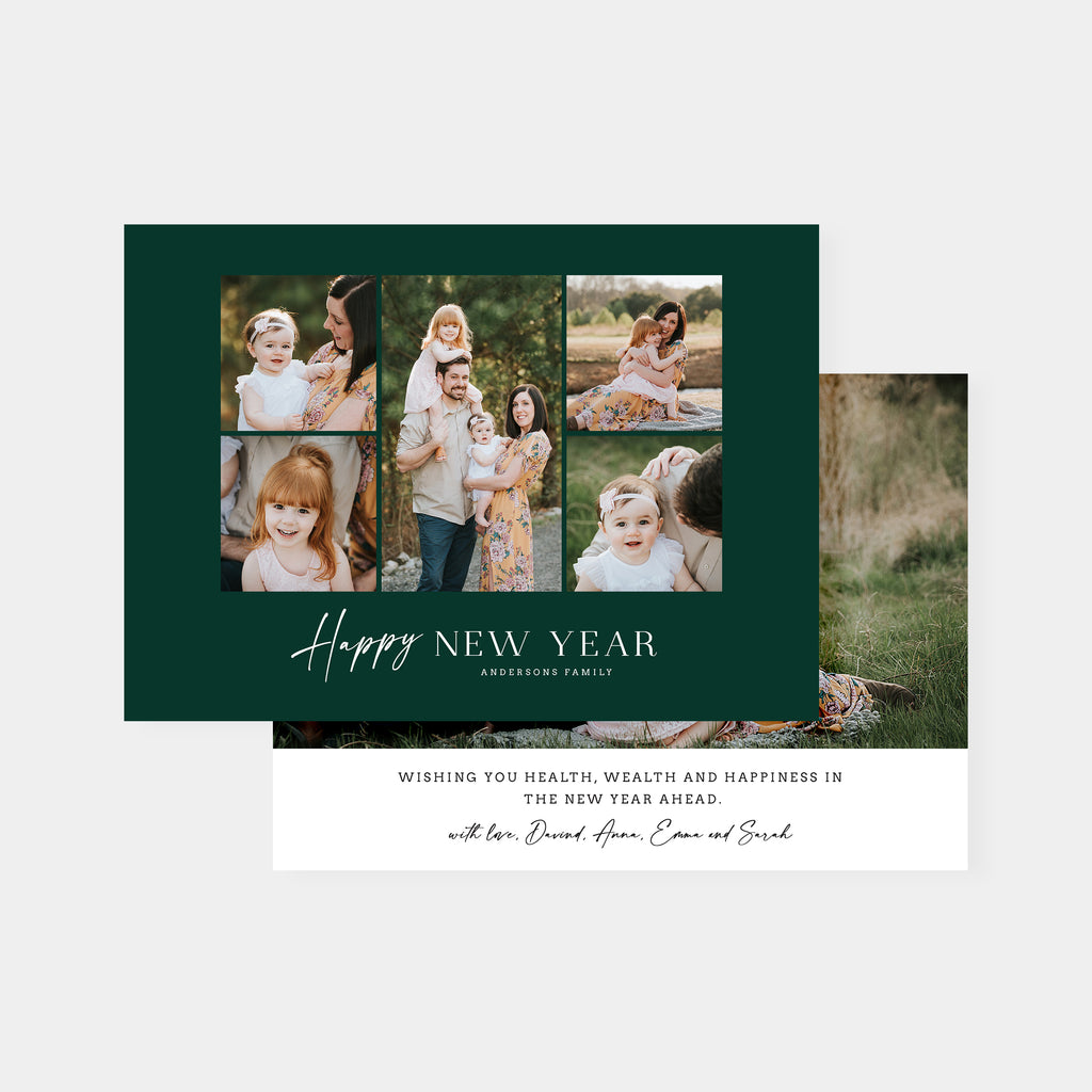 Happy Year - New year Card Template-Template-Salsal Design