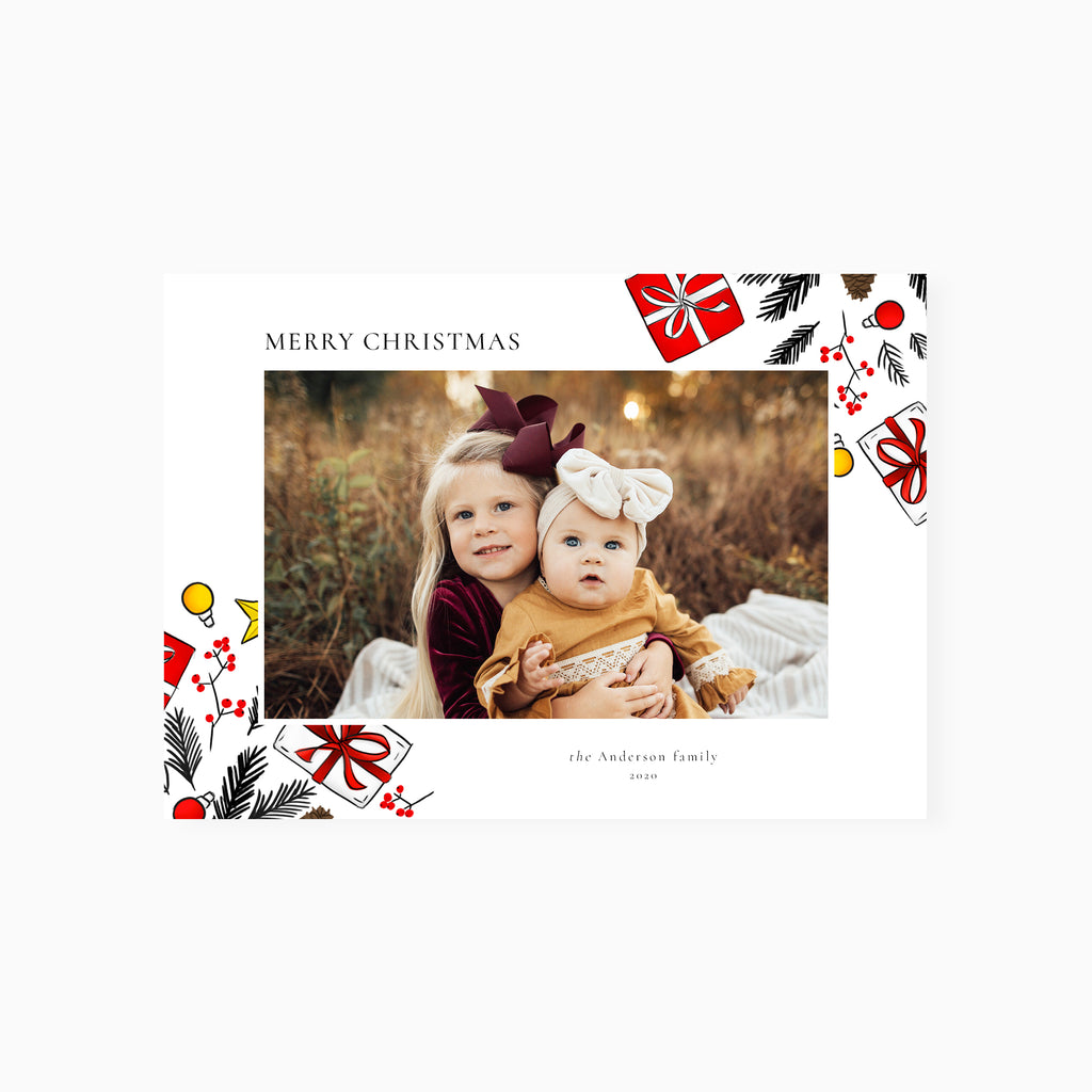 Colorful Gifts - Christmas Card Template-Template-Salsal Design