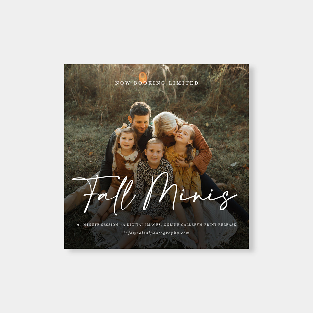 Sweet Family - Fall Mini Session Template-Template-Salsal Design