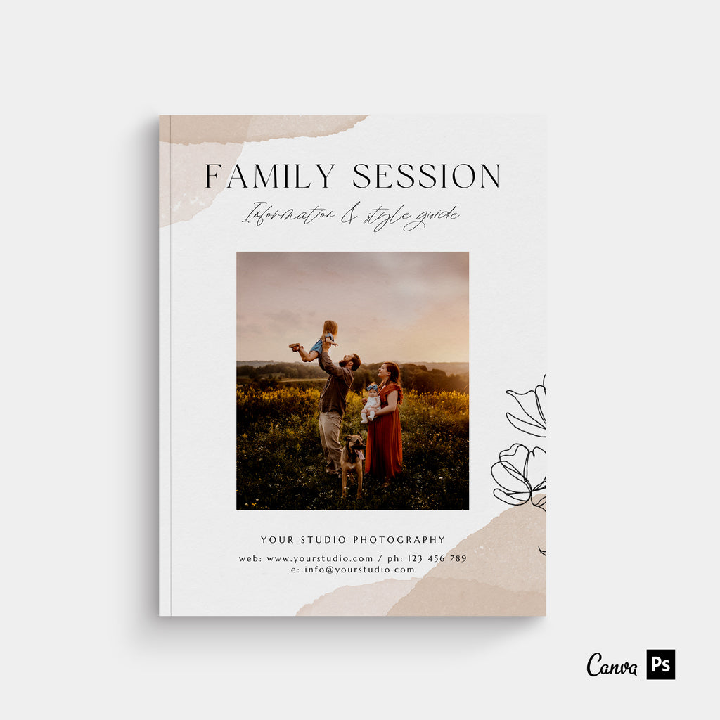 Shining - Family Session Template-Template-Salsal Design