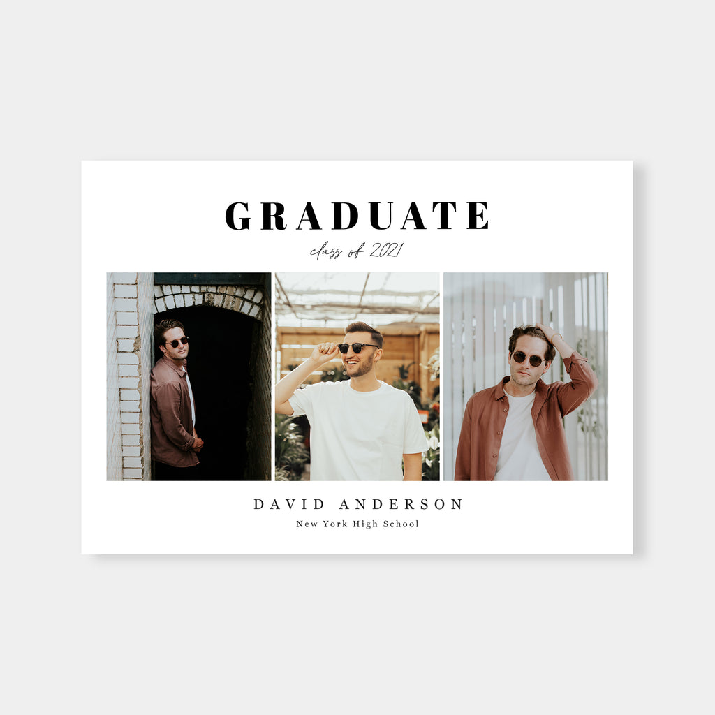 Just Simple - Graduation Announcement Template-Template-Salsal Design