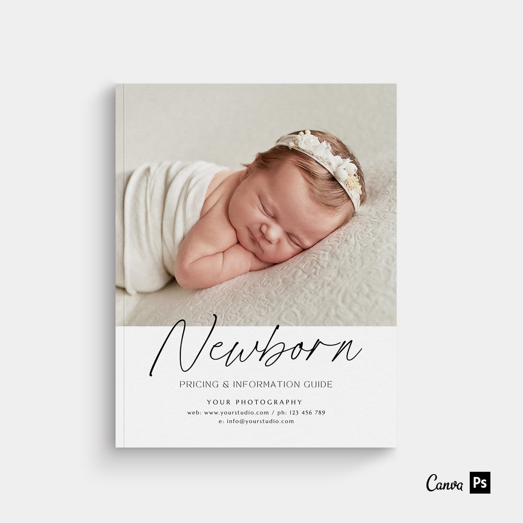 Beautiful Little One - Newborn Magazine Template-Template-Salsal Design