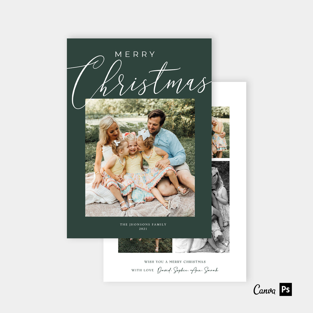 Cherish The Moment - Christmas Card Template-Template-Salsal Design