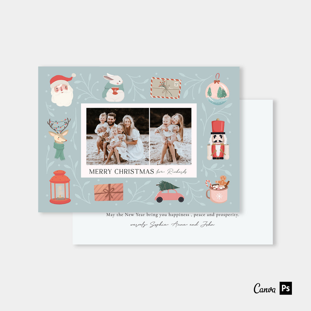 Everlasting Moments - Christmas Card Template-Christmas Card-Salsal Design