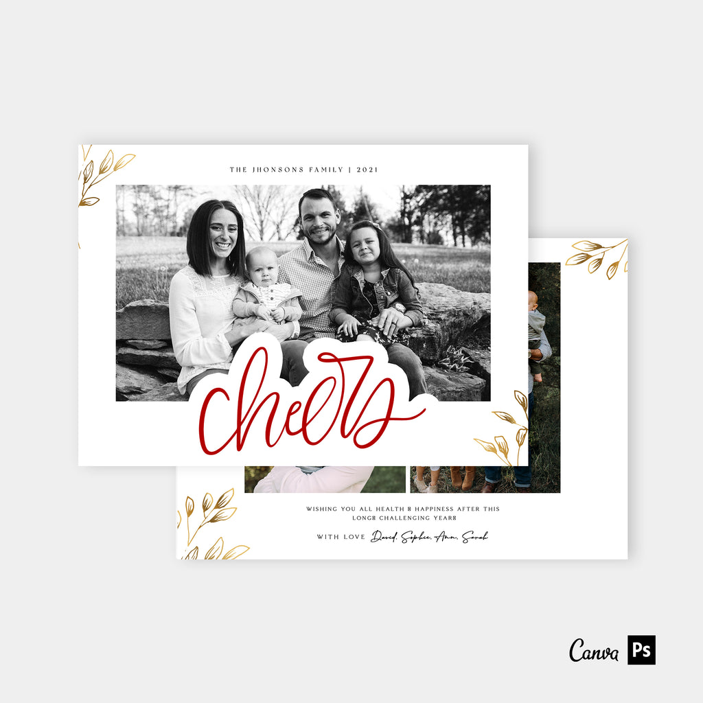 Cheers Together - Christmas Card Template-Template-Salsal Design
