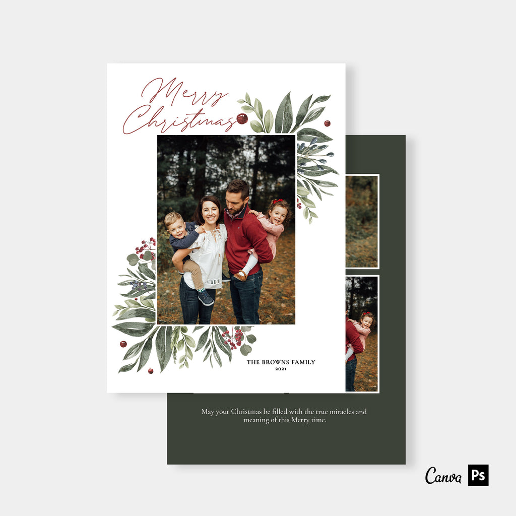 Extra Merry - Christmas Card Template-Template-Salsal Design