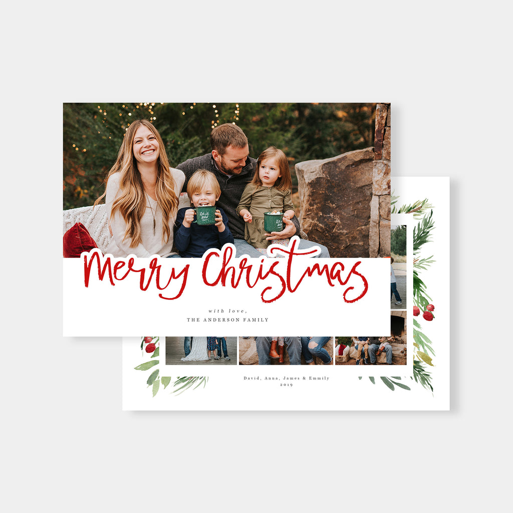 Anderson - Christmas Card Template-Template-Salsal Design