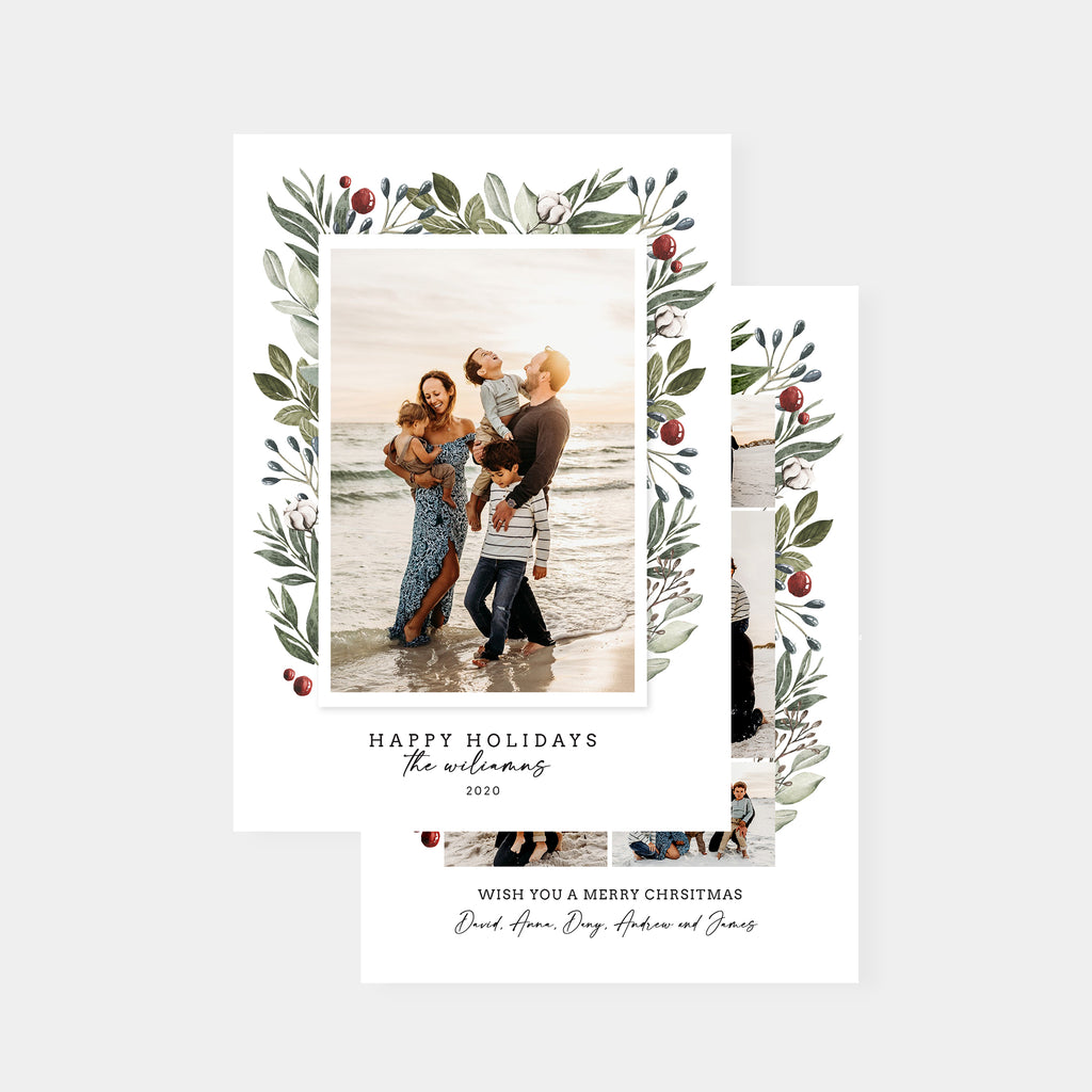 Modern Elegance - Christmas Card Template-Template-Salsal Design