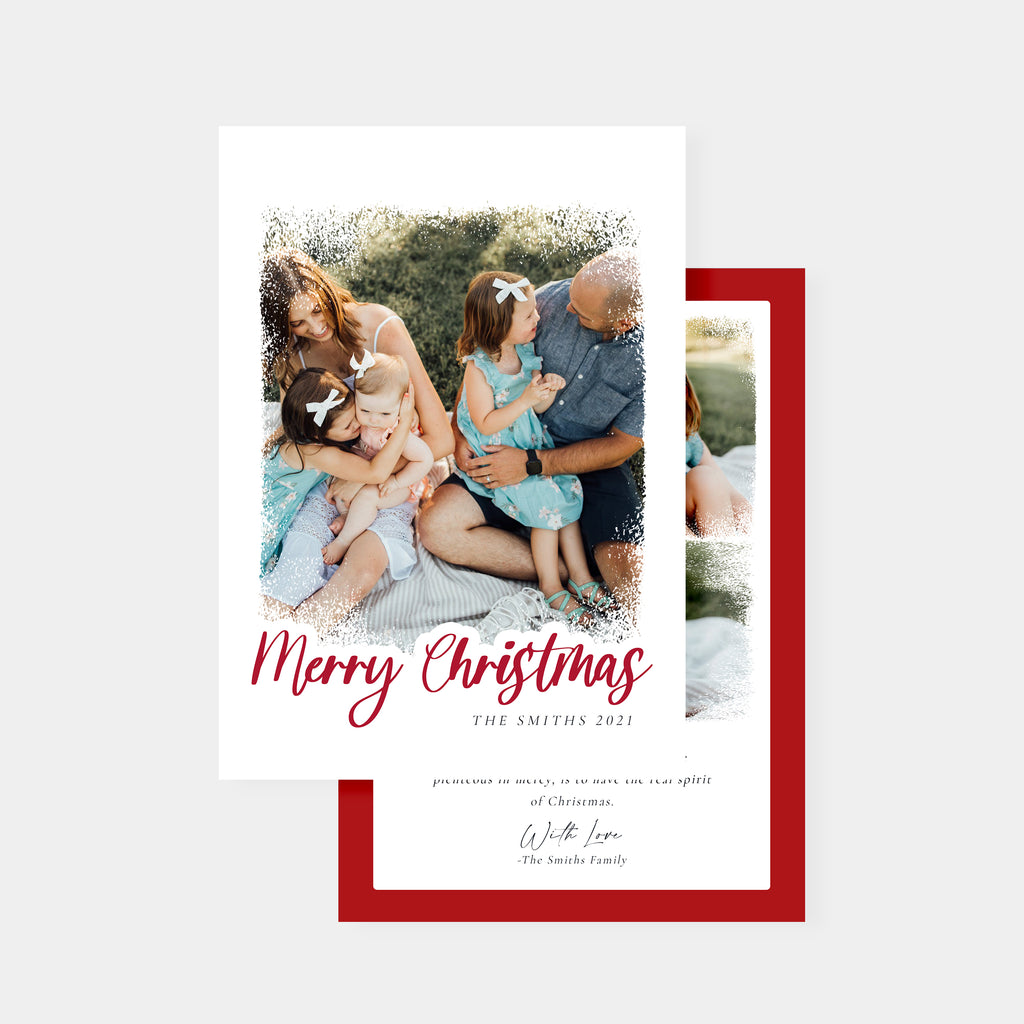Christmas Tenderness - Christmas Card Template-Template-Salsal Design