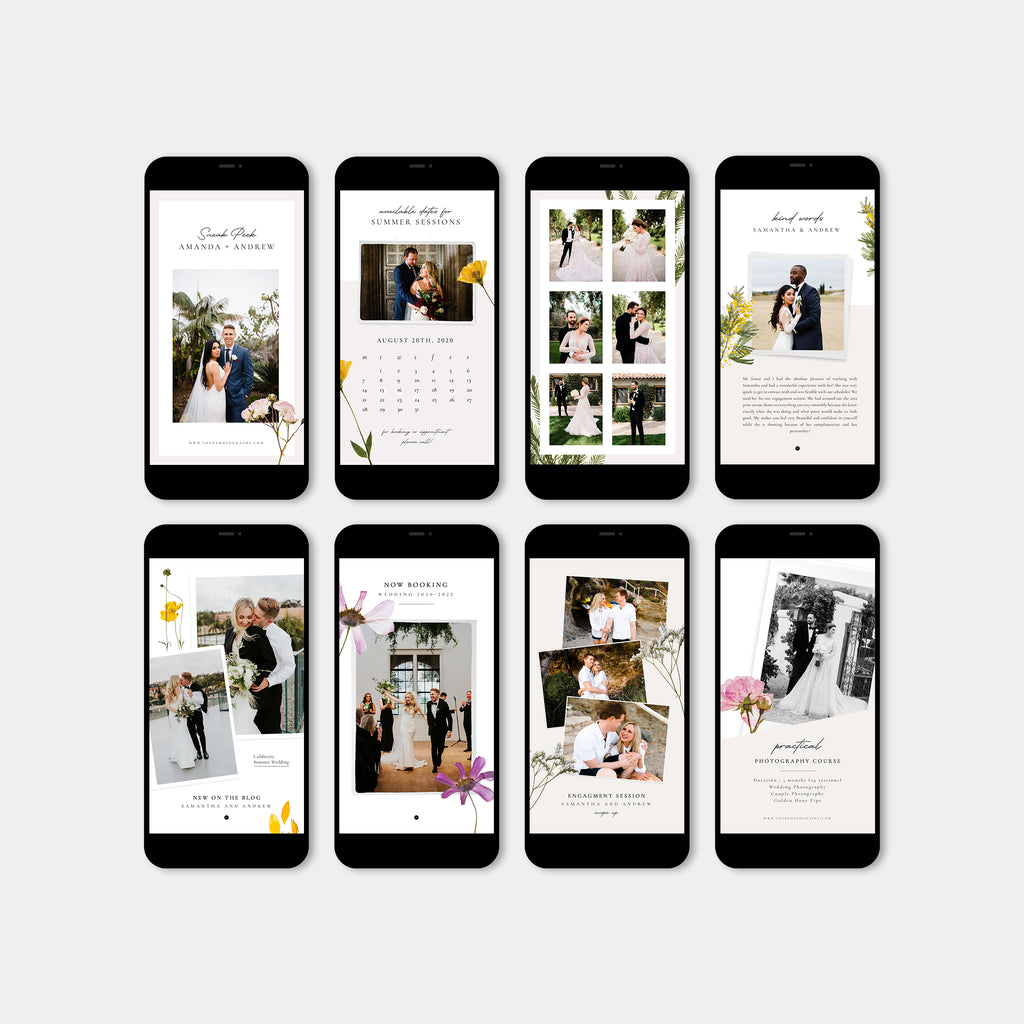 Flowery - Wedding Instagram Story-Template-Salsal Design