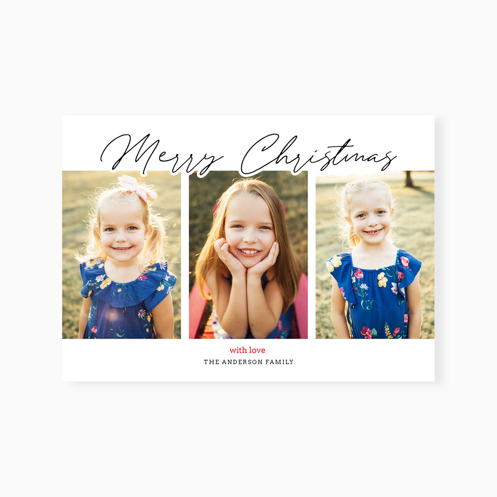 Minimal Design - Christmas Card Template-Template-Salsal Design