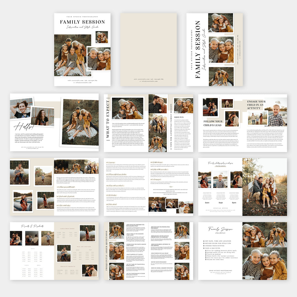 Family Love - Style Guide Template-Template-Salsal Design