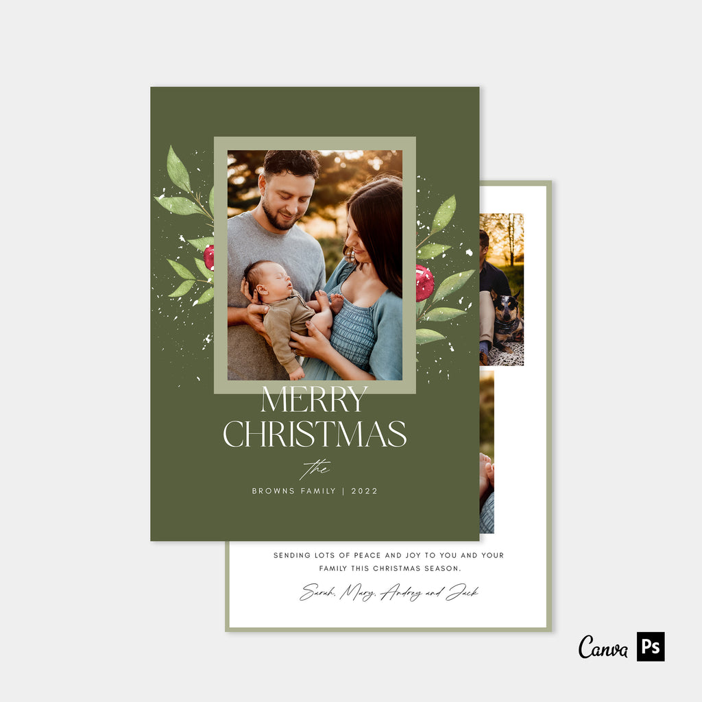 Lots of Love - Christmas Card Template-Christmas Card-Salsal Design