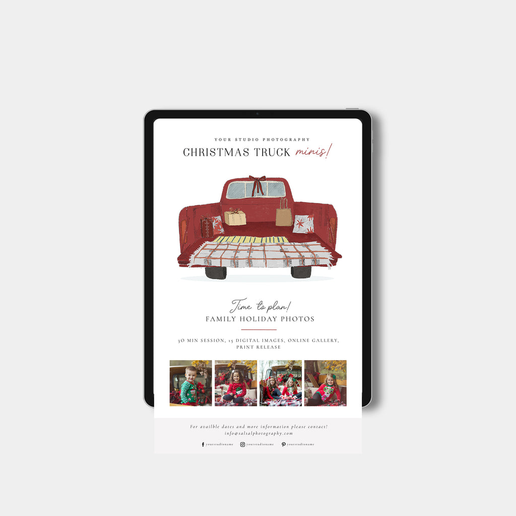Festive Truck - Christmas Email Marketing-Template-Salsal Design