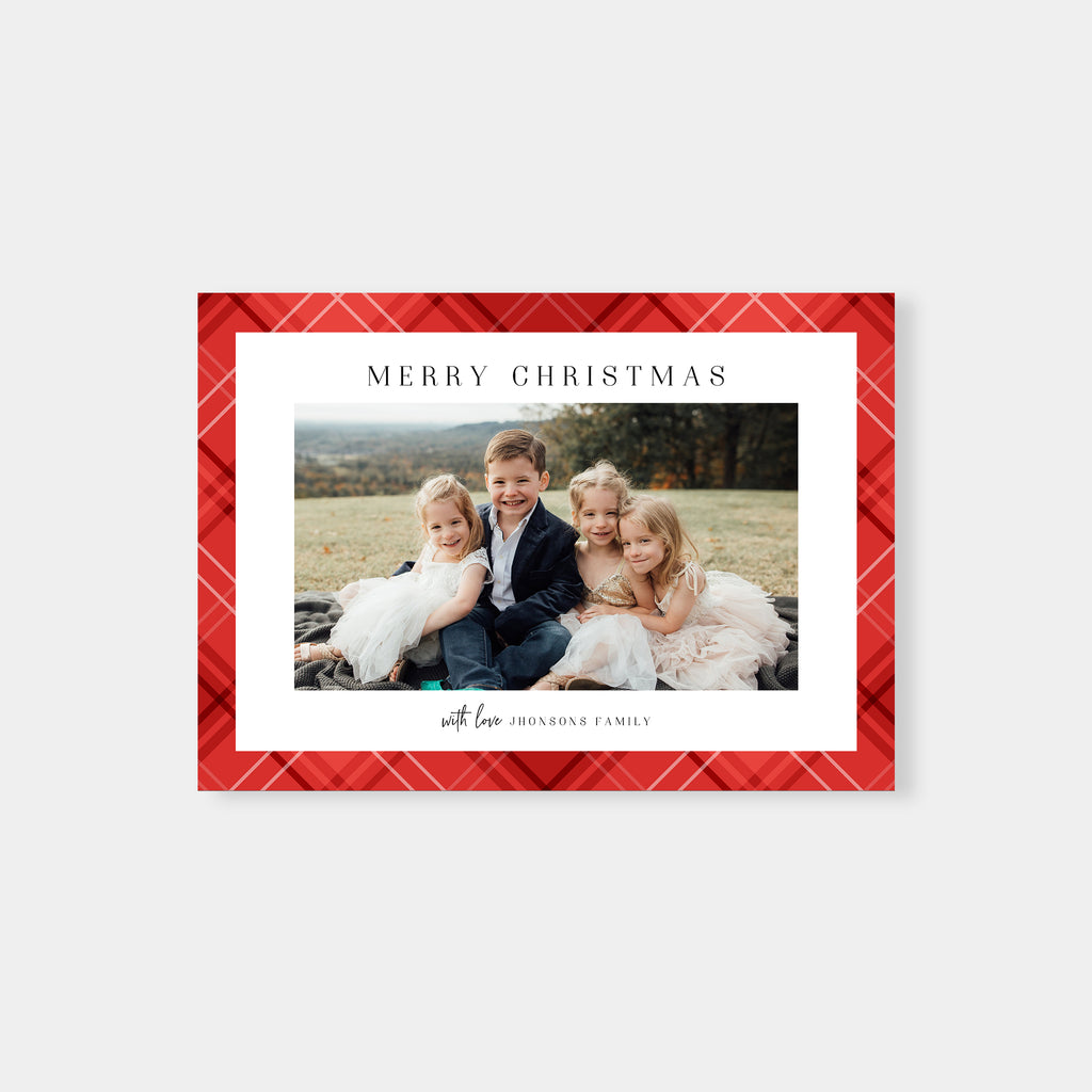 Pretty Red - Christmas Card Template-Template-Salsal Design