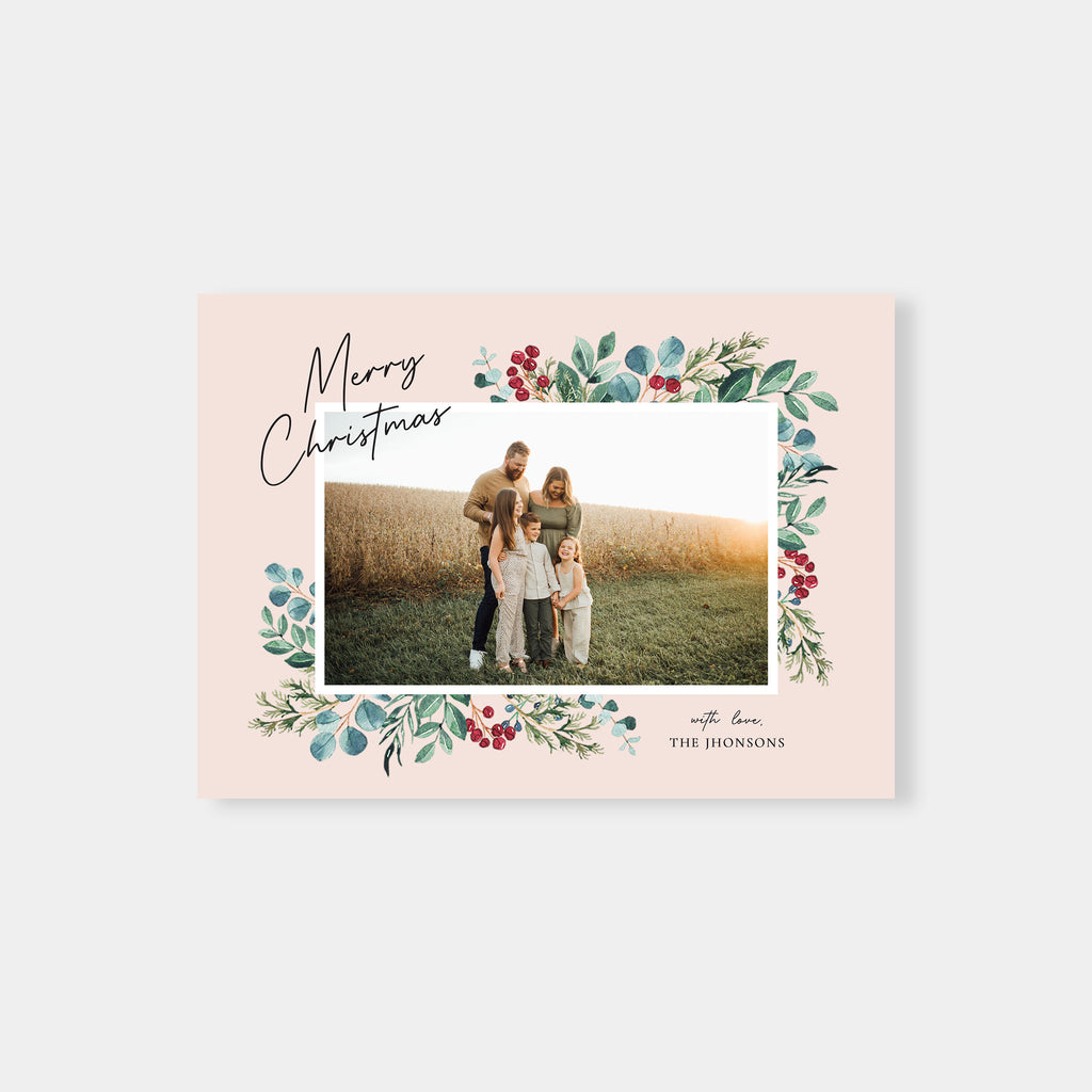 Christmas Garden - Christmas Card Template-Template-Salsal Design