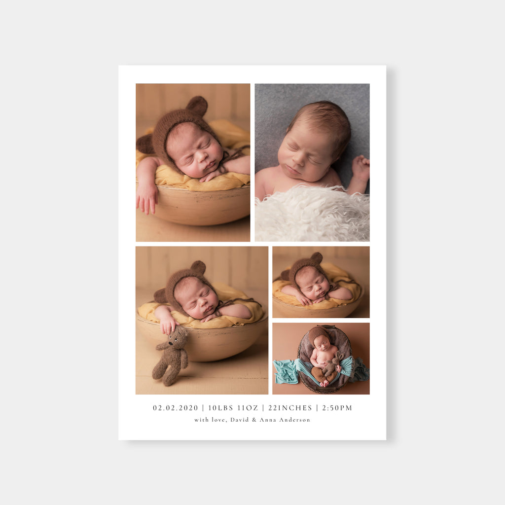 New Addition - Birth Announcement Template-Template-Salsal Design