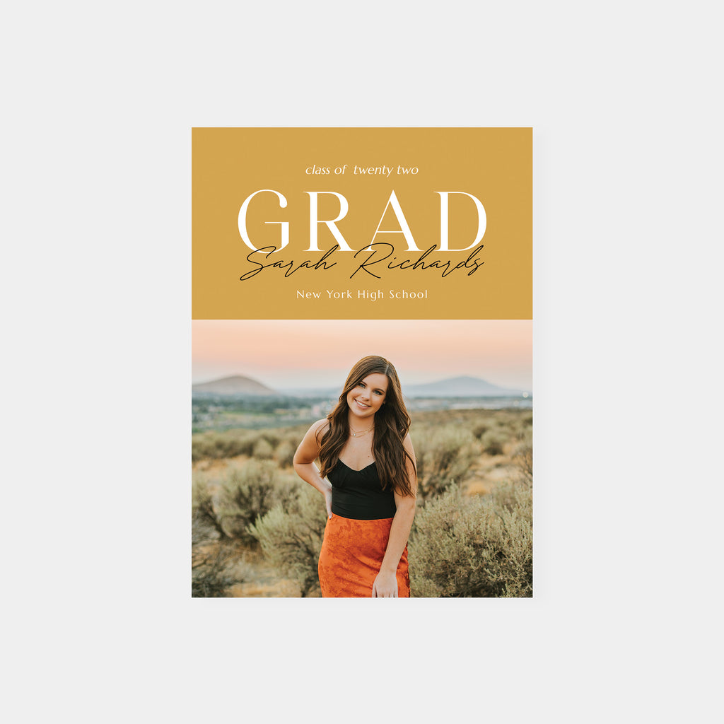 Elegance Grad - Graduation Announcement Template-Template-Salsal Design