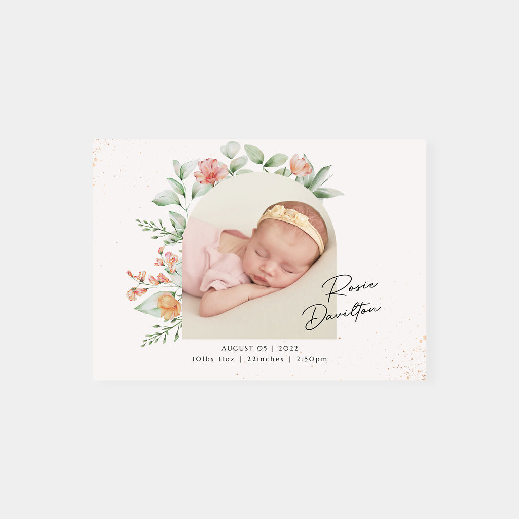 Sweet Day - Birth Announcement Template-Template-Salsal Design