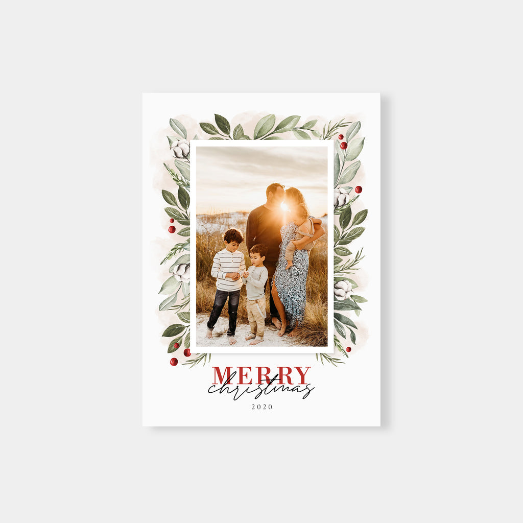 Winter Wishes - Christmas Card Template-Template-Salsal Design