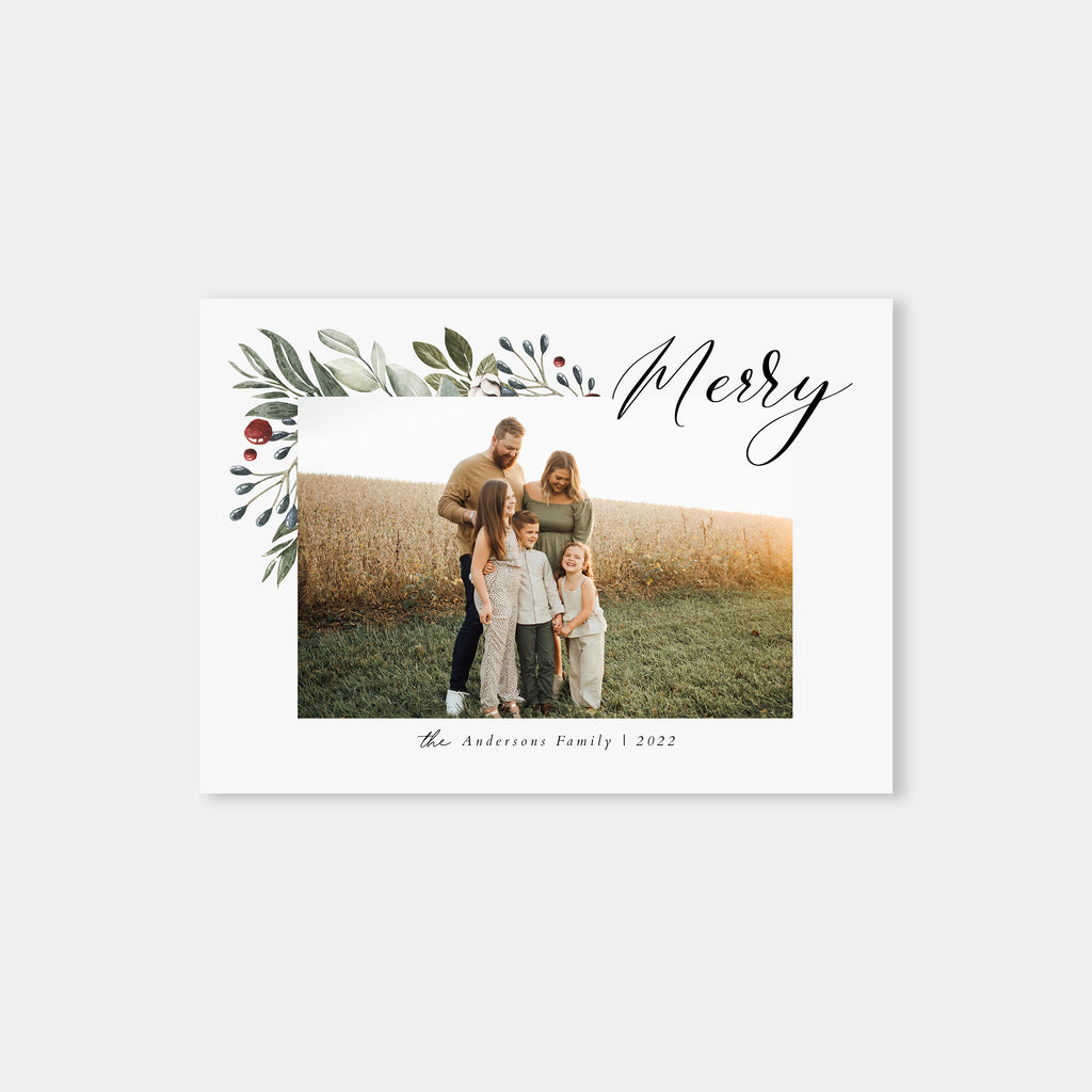 Fall Mood - Christmas Card Template-Christmas Card-Salsal Design