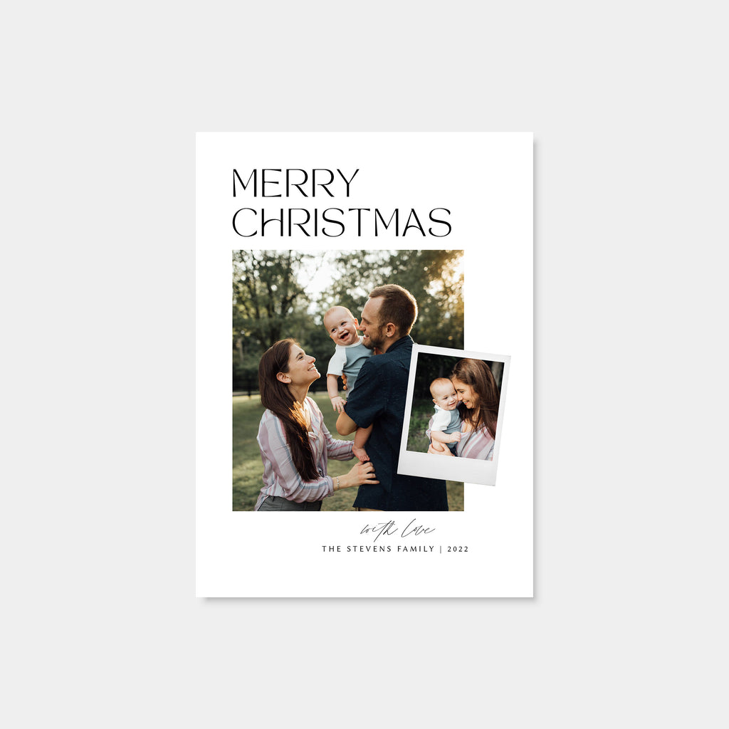 Simple & Timeless - Christmas Card Template-Christmas Card-Salsal Design
