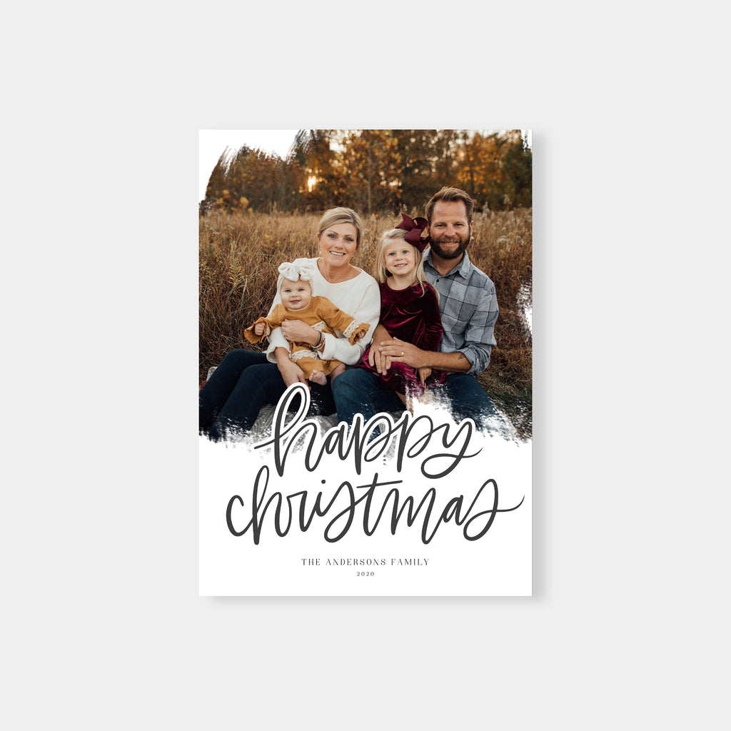 Happy Christmas - Christmas Card Template-Template-Salsal Design